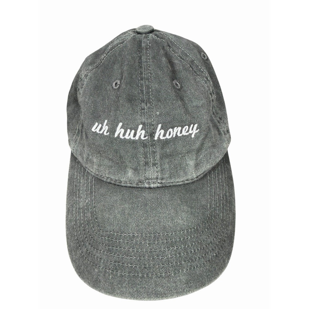 Brandy Melville Hat Women Strap Back Uh Huh Honey Spell Out‎ Run Gym Core Cap Go